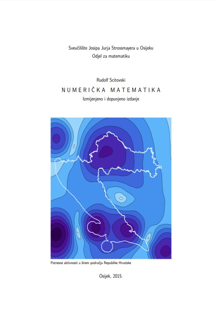 Numerička matematika - izmijenjeno i dopunjeno izdanje